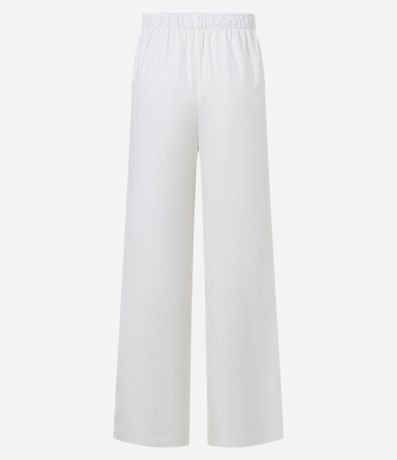 Pantalón Pantalona en Sarga Sastrería con Cierre Desplazado 6