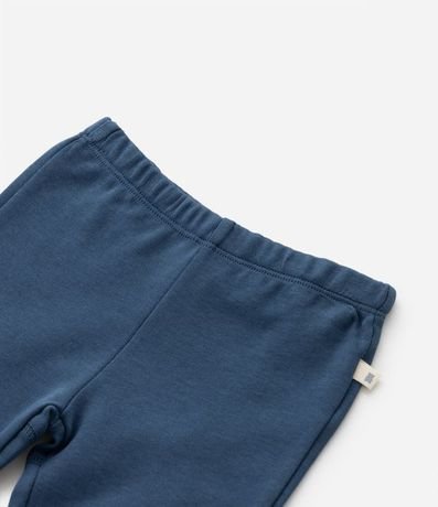 Kit 02 Pantalones Básicos Infantiles en Suedine con Puños Largos - Talle 0 a 18 meses 6