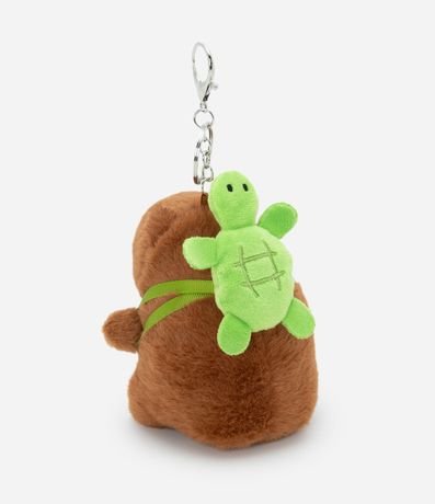 Llavero Infantil Peluche de Carpincho y Tortuga - Talle U 3