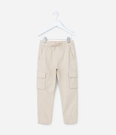 Pantalón Jogger Infantil con Bolsillos Cargo - Talle 5 a 14 años
