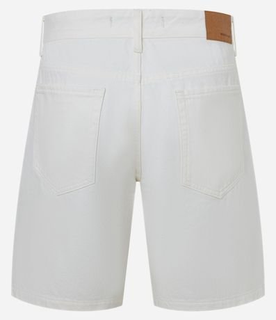 Bermuda en Sarga con Detalle en el Bolsillo 6