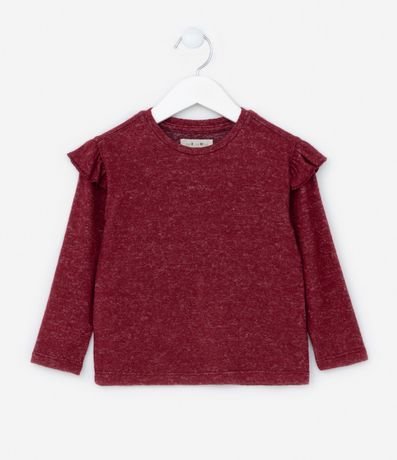 Blusa Infantil en Punto con Volados - Talle 1 a 5 años 2