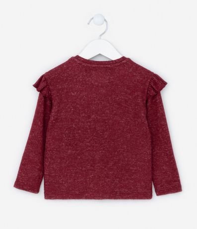 Blusa Infantil en Punto con Volados - Talle 1 a 5 años 2
