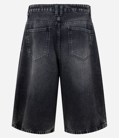 Bermuda Jorts Super Baggy en Jeans con Cinturón Lazo 6