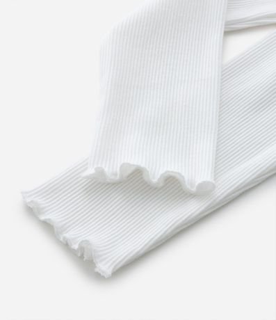 Blusa Infantil en Rib con Volados - Talle 5 a 14 años 4