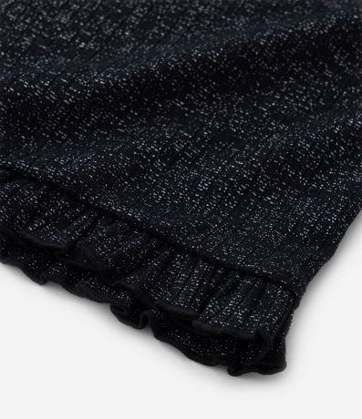 Pantalón Infantil Metalizada con Volado en la Bajo - Talle 1 a 5 años 4