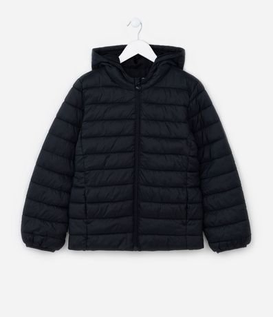 Campera Puffer Infantil en Microfibra - Talle 5 a 14 años