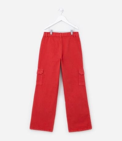 Pantalón Infantil en Jeans con Bolsillos Cargo - Talle 5 a 14  años 2