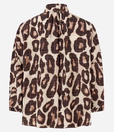 Blusa en Voil con Estampa Animal Print 12