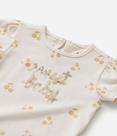 Conjunto Infantil con Bordado en Lentejuelas - Talle 0 a 18 meses 9