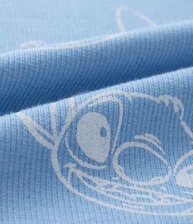 Vestido Infantil Tubito Acanalado con Estampa de Stitch - Talle 5 a 14 años 3