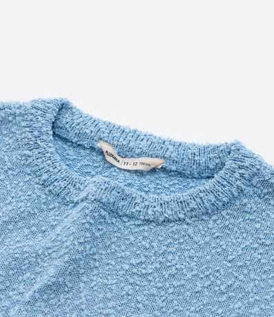 Suéter Corto Infantil en Punto con Textura - Talle 5 a 14 años 4