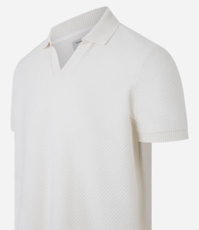 Remera Polo Comfort en Algodón con Textura 6