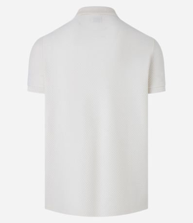 Remera Polo Comfort en Algodón con Textura 7