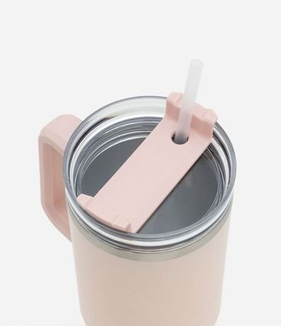 Vaso de Metal con Correa y Pajita Reutilizable 3