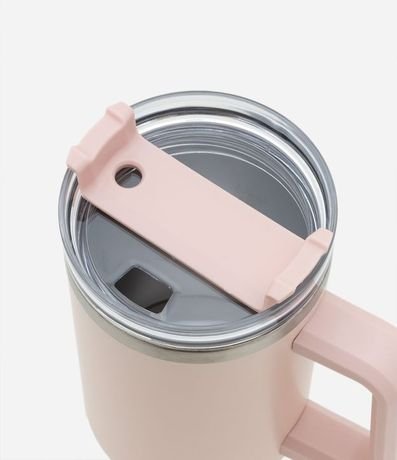 Vaso de Metal con Correa y Pajita Reutilizable 4