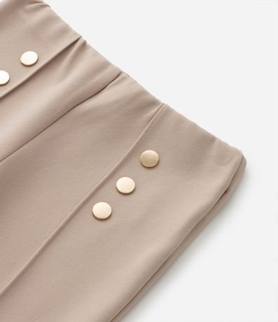Pantalón Infantil en Ponto Roma con Detalles de Botones - Talle 5 a 14 años 5