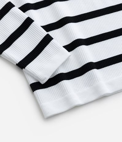 Remera Infantil Texturizada Seamless con Rayas - Talle 5 A 14 4