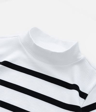 Remera Infantil Texturizada Seamless con Rayas - Talle 5 A 14 5