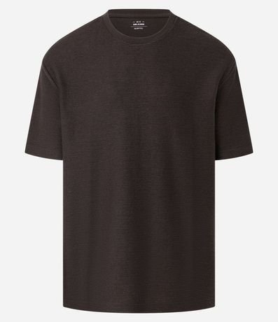 Remera Relaxed Soft con Cuello Redondo 4