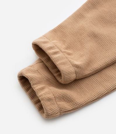 Pantalón Jogger Infantil Texturizada - Talle 0 a 18 meses 5
