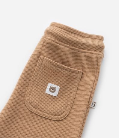 Pantalón Jogger Infantil Texturizada - Talle 0 a 18 meses 7