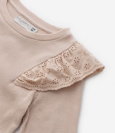 Blusa Infantil en Rib con Volados - Talle 5 a 14 años 4