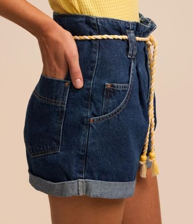 Short Baggy en Jeans con Cinturón Cordón 4