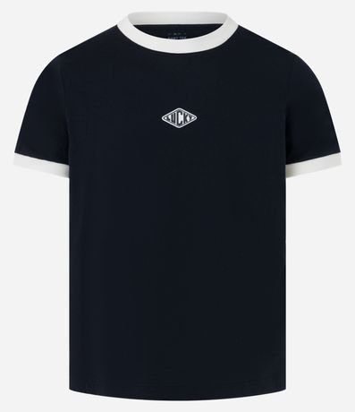 Remera Baby Tee en Algodón con Tag Gomosa 5