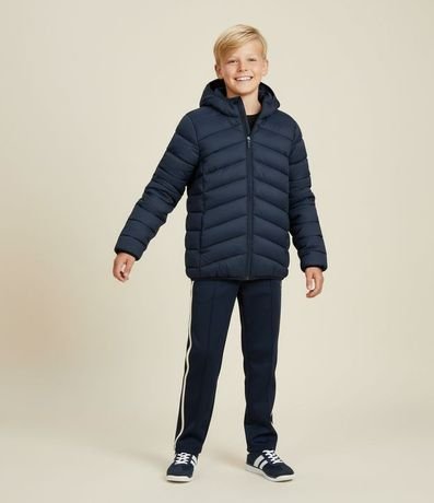 Campera Ultraleve Infantil con Capucha - Talle 5 a 14 años