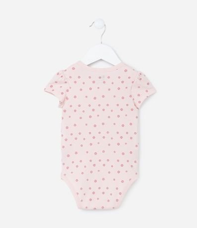 Body Infantil con Estampa de Flor - RN a 18 meses 2