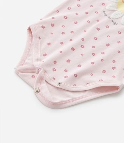 Body Infantil con Estampa de Flor - RN a 18 meses 5