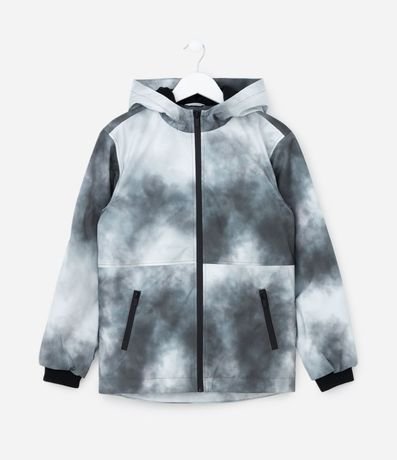 Campera Rompeviento Infantil con efecto Tie Dye - Talle 5 a 14 años