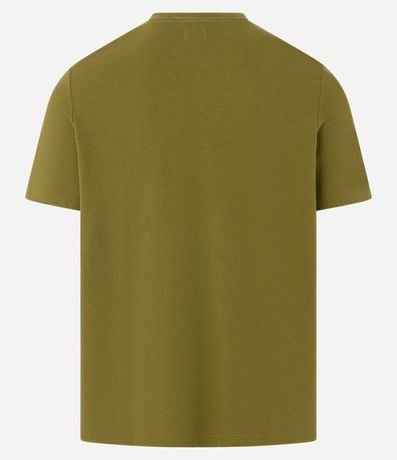 Remera Slim en Algodón con Textura Acanalada 3