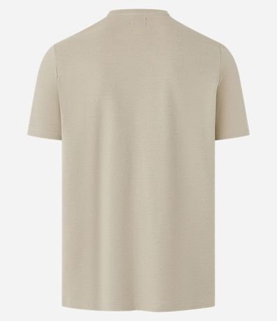 Remera Slim en Algodón con Textura Acanalada 7