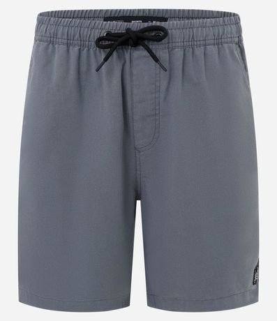 Bermuda Texturizada con Cintura Elástica y Cordón para Ajuste 1