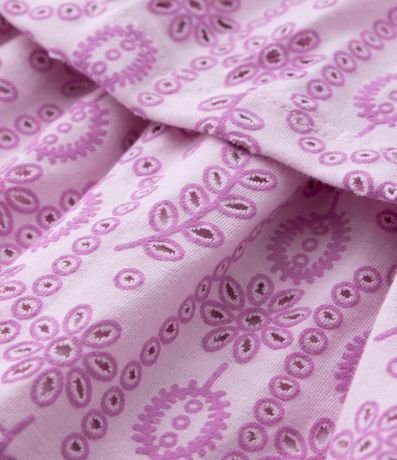 Pollera Infantil con Volados Broderie - Talle 5 a 14 años 6