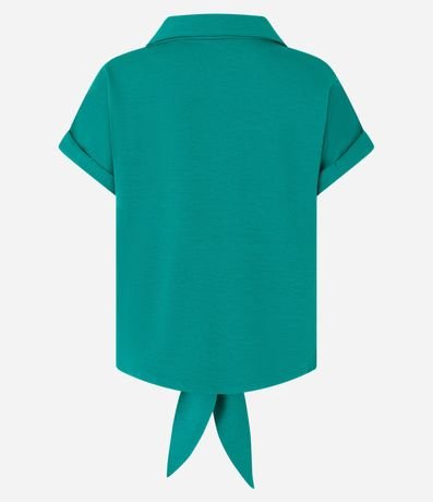 Camisa en Viscosa con Lazo en el Bajo 12