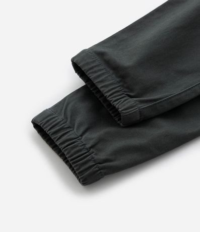 Pantalón Jogger Infantil en Sarga con Lazo - Talle 5 a 14 años 5