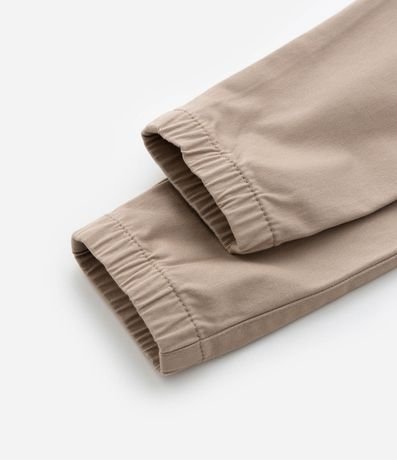 Pantalón Jogger Infantil en Sarga con Lazo - Talle 5 a 14 años 4