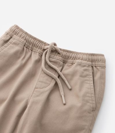 Pantalón Jogger Infantil en Sarga con Lazo - Talle 5 a 14 años 5