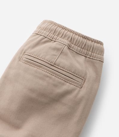 Pantalón Jogger Infantil en Sarga con Lazo - Talle 5 a 14 años 6