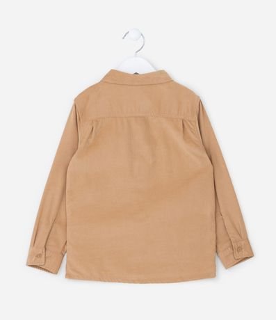 Camisa Infantil en Terciopelo Cotelê con pequeño bolsillo - Talle 1 a 6 años 2