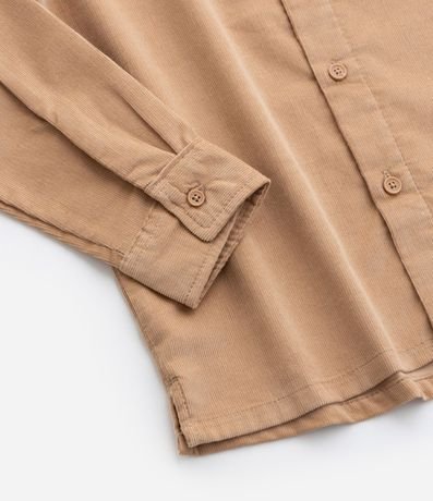 Camisa Infantil en Terciopelo Cotelê con pequeño bolsillo - Talle 1 a 6 años 6