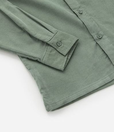 Camisa Infantil en Terciopelo Cotelê con pequeño bolsillo - Talle 1 a 6 años 3