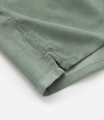 Camisa Infantil en Terciopelo Cotelê con pequeño bolsillo - Talle 1 a 6 años 6