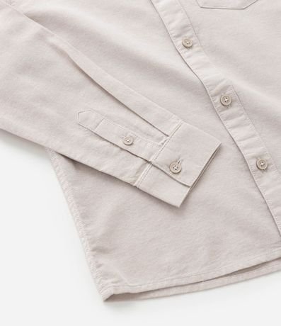 Camisa Básica Infantil en Oxford con Bolsillo - Talle 1 a 5/6 años 4