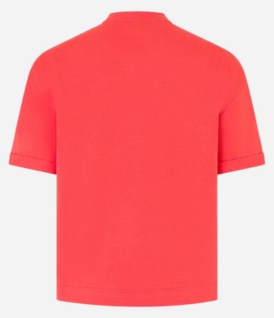 Blusa en Algodón con Bordado Joie de Vivre y Corazón de Strass 6