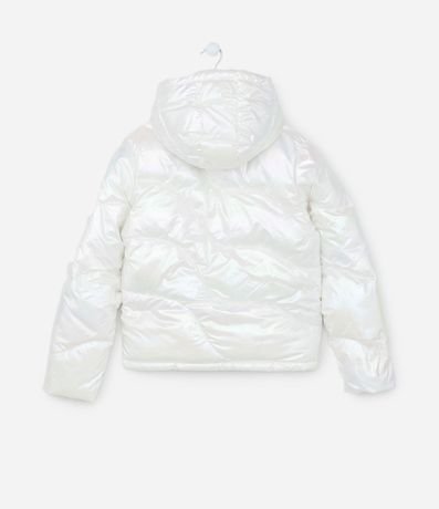 Campera Puffer Infantil Holográfica - Talle 5 a 14 años 2