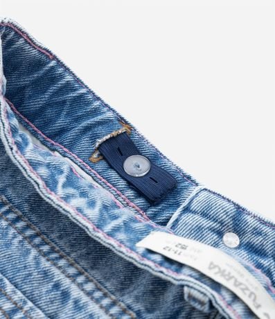 Pantalón Wide Leg Infantil en Jeans con Mariposas Estampadas - Talle 5 a 14 años 3